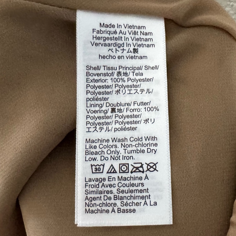 J. Crew Gwyneth Pleated Slip Skirt Small Midi Camel Tan Classic Timeless Preppy - Picture 12 of 13